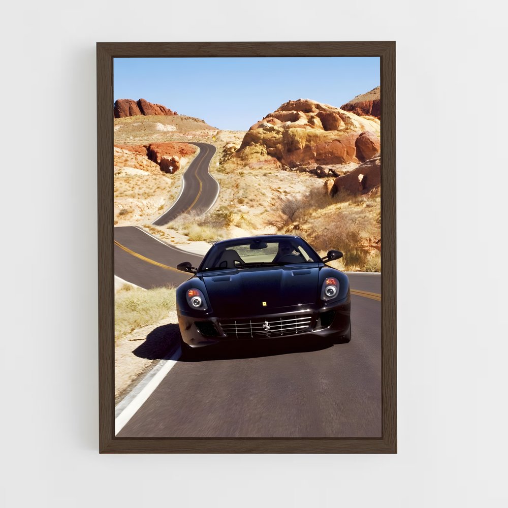 Poster Route 599 – affiche Ferrari (vue 5)